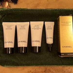 Chanel le creme serum night cream smoothing serum sublimage la creme. Travel set